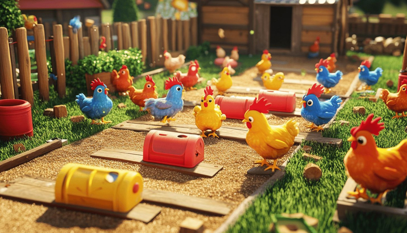 Como escolher o melhor jogo de travessia de galinhas?
